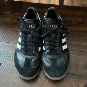 Adidas Samba Black Leather Sneakers